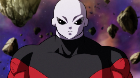 Jiren, unmatched in strength, stands as Goku's formidable adversary with unparalleled prowess