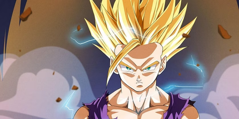 Gohan, marked by shonen potential, undergoes a non-violent path post-Cell saga but unveils latent power in Super Hero