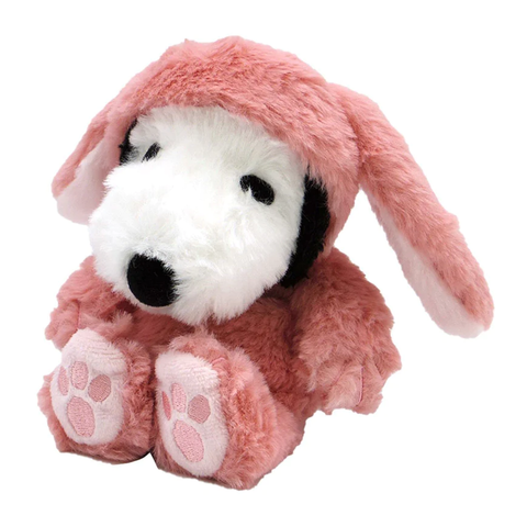 Snoopy Fuwakuta Plush Doll Lop Year Bunny Pink