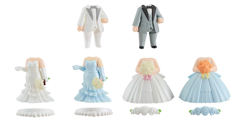 A fresh take on the well-known Dress Up Wedding clothes for Nendoroids!