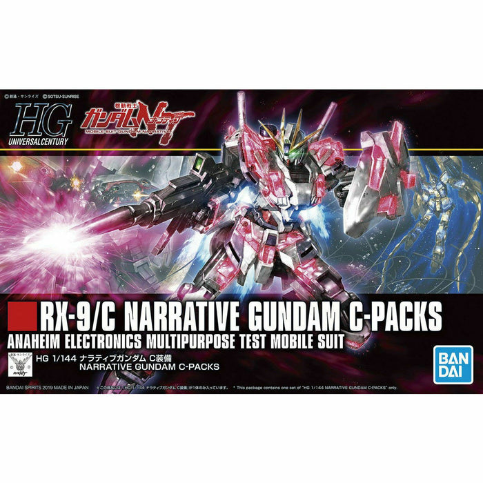 Bandai Hguc 1 144 Rx 9 C Narrative Gundam C Packs Model Kit Gundam Nt