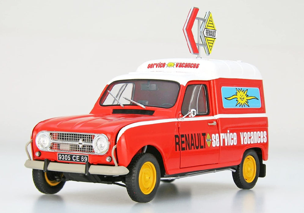 茄子紺 良状態 エブロ 1/24 ルノー4 フルゴネット Renault 4 Ebbro