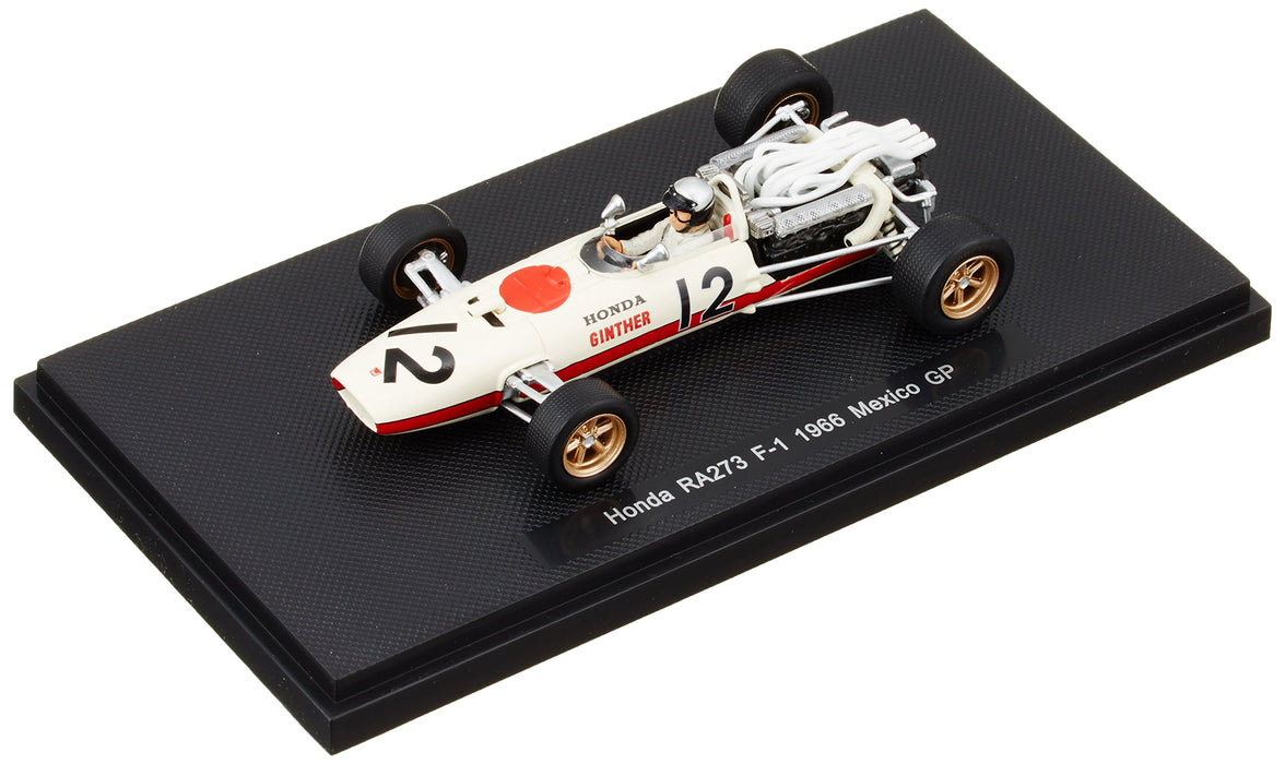 EBBRO 44262 Honda Ra273 1966 Mexico Gp No.12 White 1/43 Scale