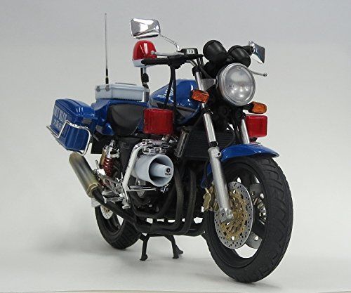 Honda Cb400 Super Four Osaka Prefectural Police Sky Blue Squad Plastic Model Kit - Japan Figure