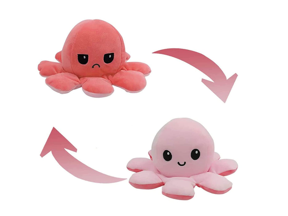 pink and red octopus plush