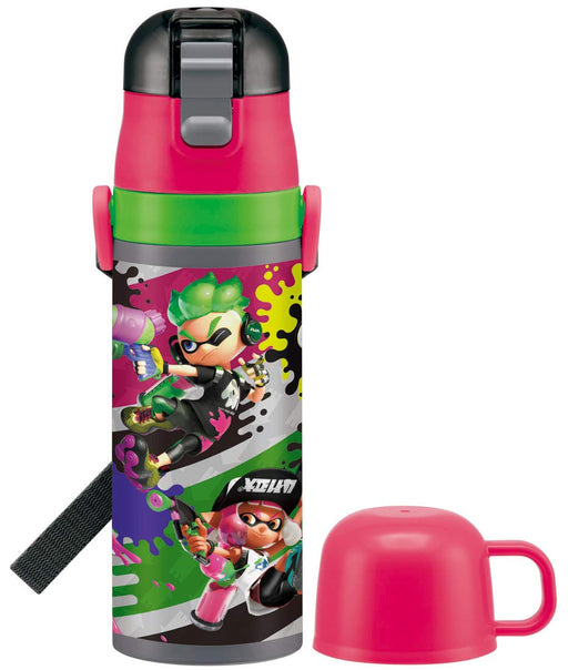 Skater Super Mario Stainless Water Bottle 580ml As Shown in Figure One Size