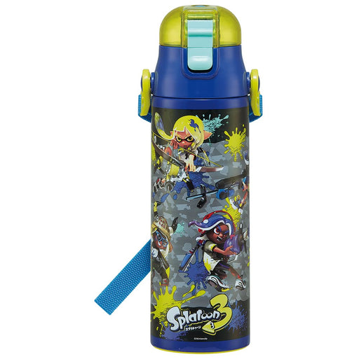 Skater Kids Stainless Steel Water Bottle 2-Way 470ml 430ml Super Mario Boys Thermal/Cold Bottle Sports Bottle