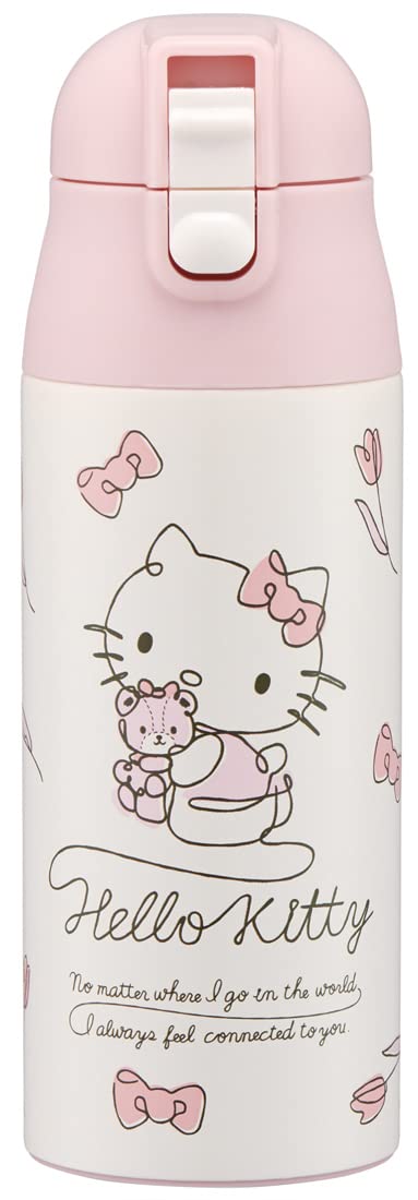 SANRIO Hello Kitty Thermos One Push Stainless Mug Bottle White 350ml//  Steel 