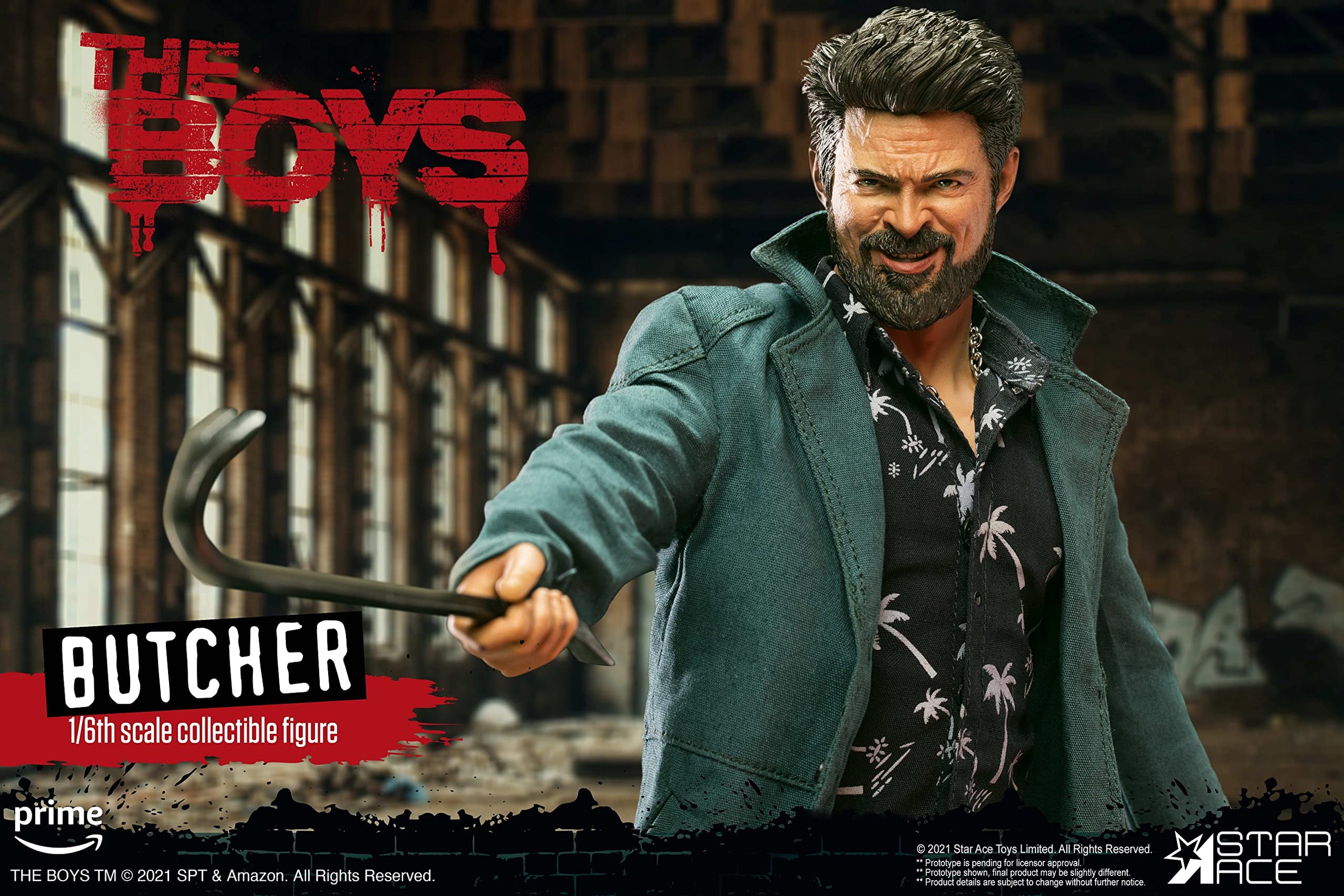 Star Ace Toys The Boys Billy Butcher Deluxe Ver. 1/6 Scale Painted Act