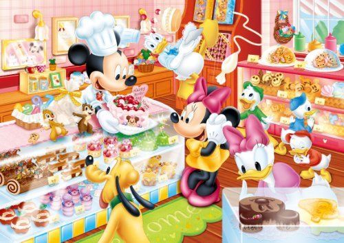 Tenyo Jigsaw Puzzle Disney Let's play ABC with Mickey (all characters) (52  Pieces) Child Puzzle