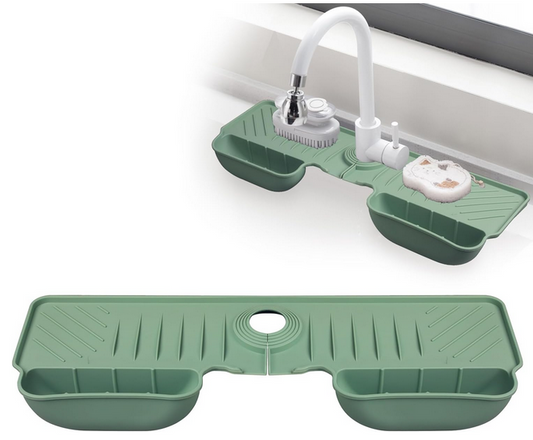 MERRYBOX Over The Sink Dish Drying Rack Adjustable Length (25-33in