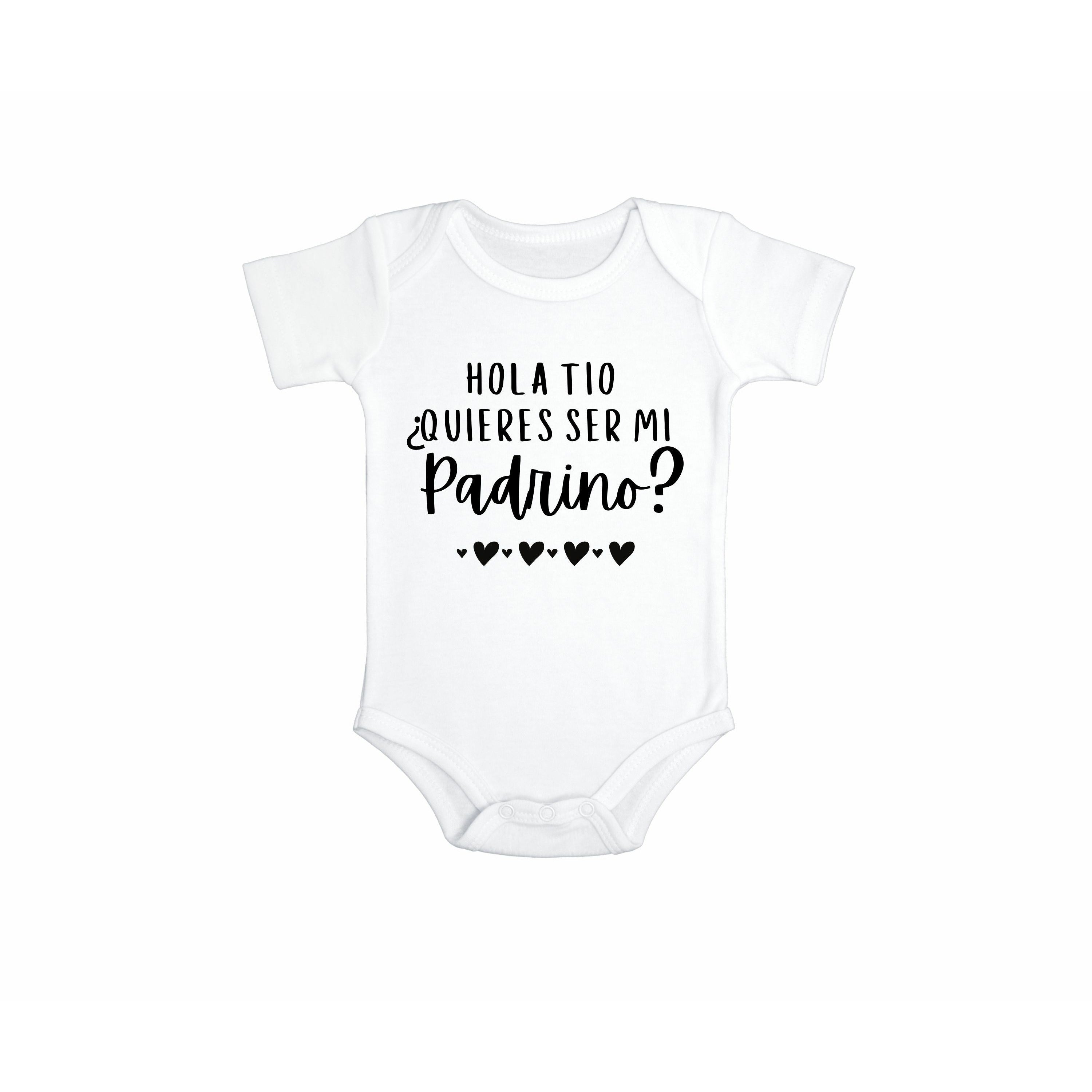 camiseta bebe quieres ser padrino