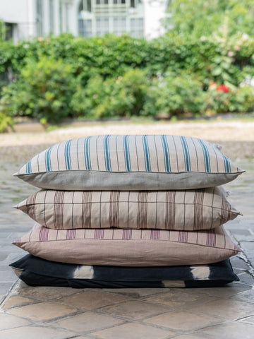 Coussins de sol rayures et tie&dye Tensira