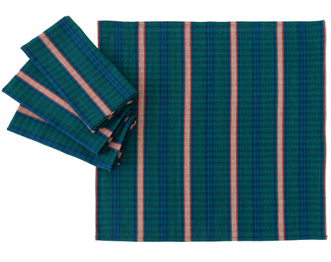 Serviettes de table tartan Tensira