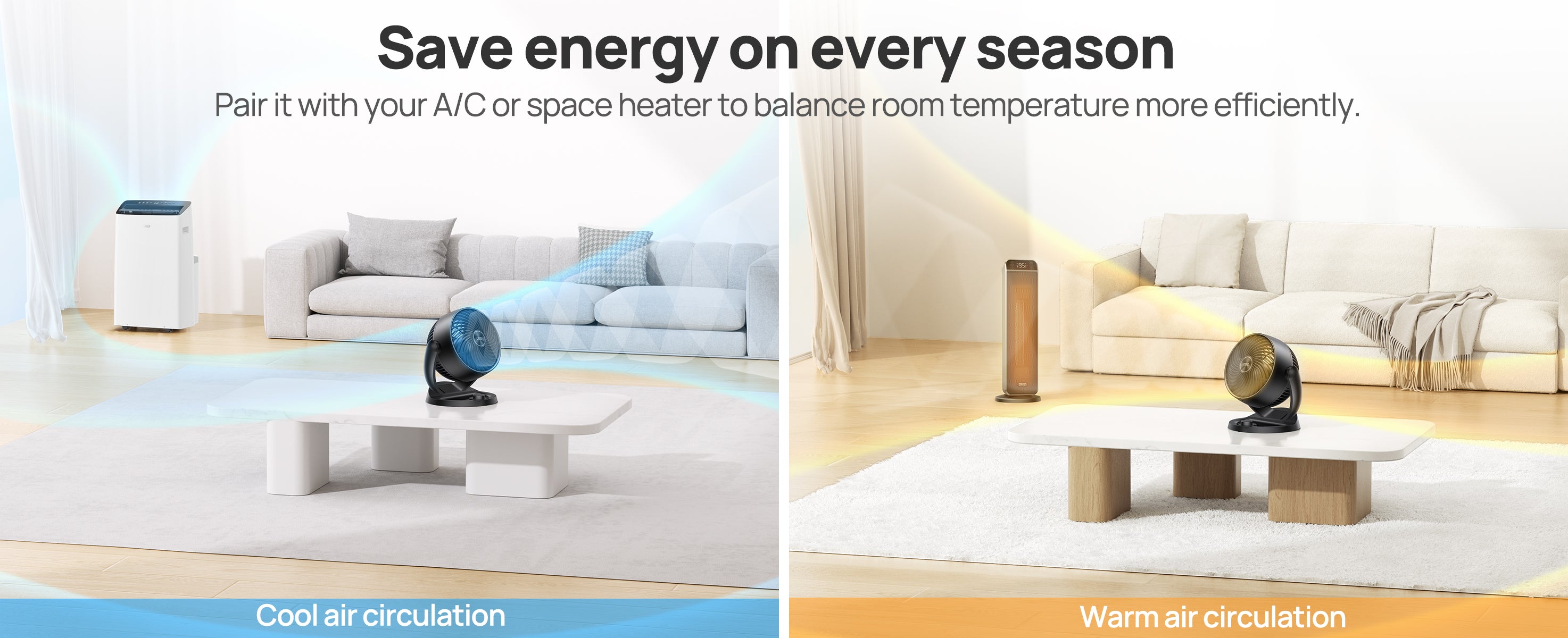 Save energy on every season