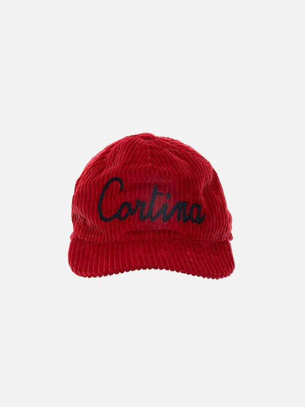 Baseball corduroy cap with Cortina embroidery – MC2 Saint Barth