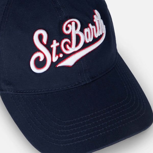 Denim cap with St. Saint MC2 embroidery Barth – Barth