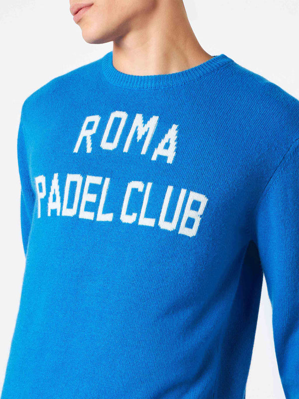 Man sweater with Padel Club lettering – MC2 Saint Barth