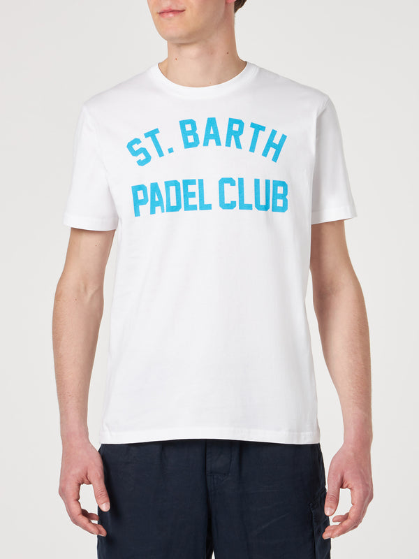 Man cotton t-shirt with Ibiza Padel Club embroidery – MC2 Saint Barth