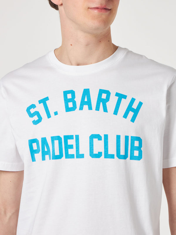 Man cotton t-shirt with Ibiza Padel Club embroidery – MC2 Saint Barth