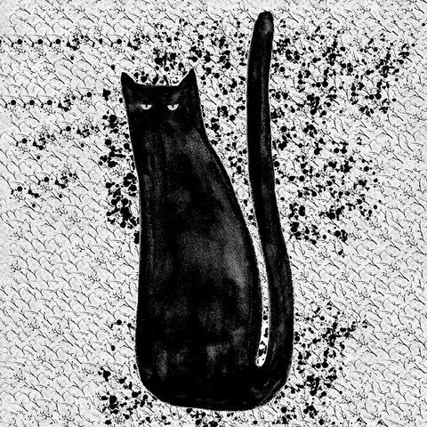 黒猫のイラスト