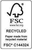 FSC-Zeichen: Fsc recycled verpackung