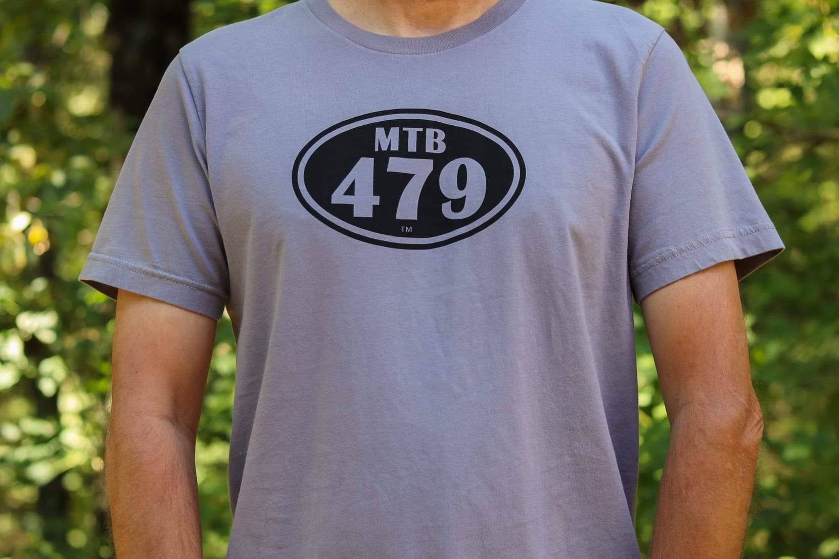 Bijdrager Lake Taupo een beetje MTB 479 T-Shirt - Grey - Solus Trailwear