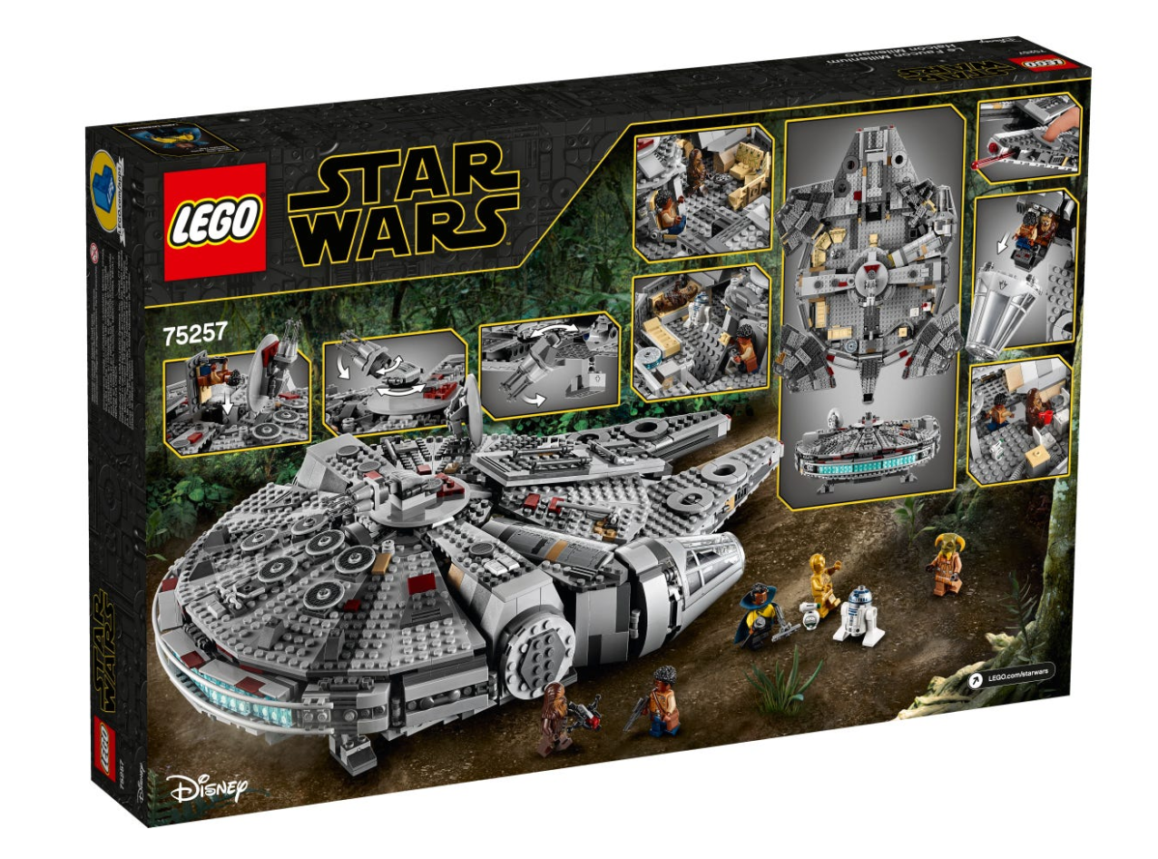 lego rise of skywalker falcon