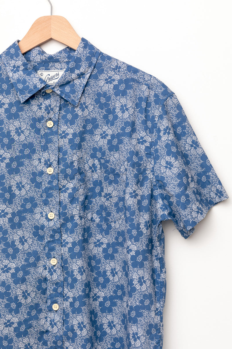 Printed Lightweight Poplin Floral Shirt