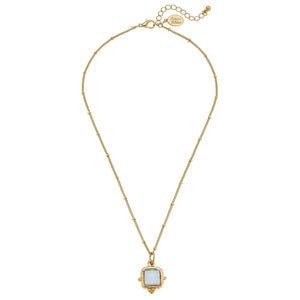 Charlotte Dainty Necklace - White - The Blueberry Patch