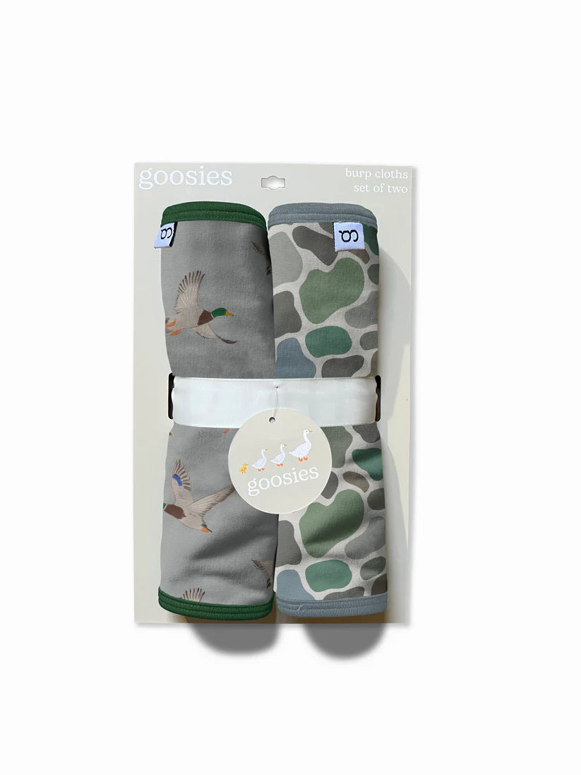 Burp Cloths Set- Mallards