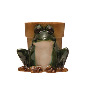 Stoneware Frog - The Blueberry Patch