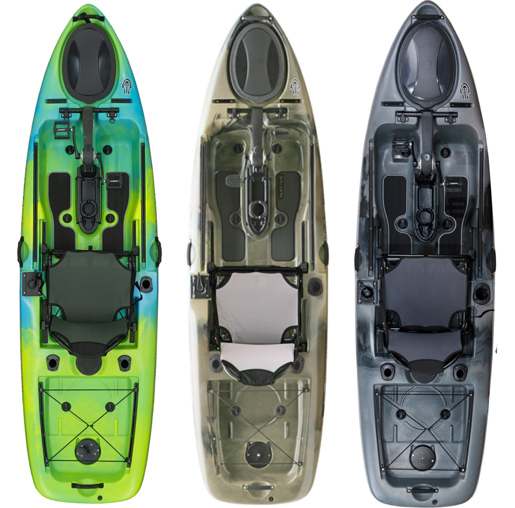 10FT Propel Pedal Kayak for Fishing