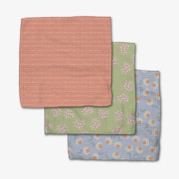 Geometry "Love of Mom" Dishcloth Set