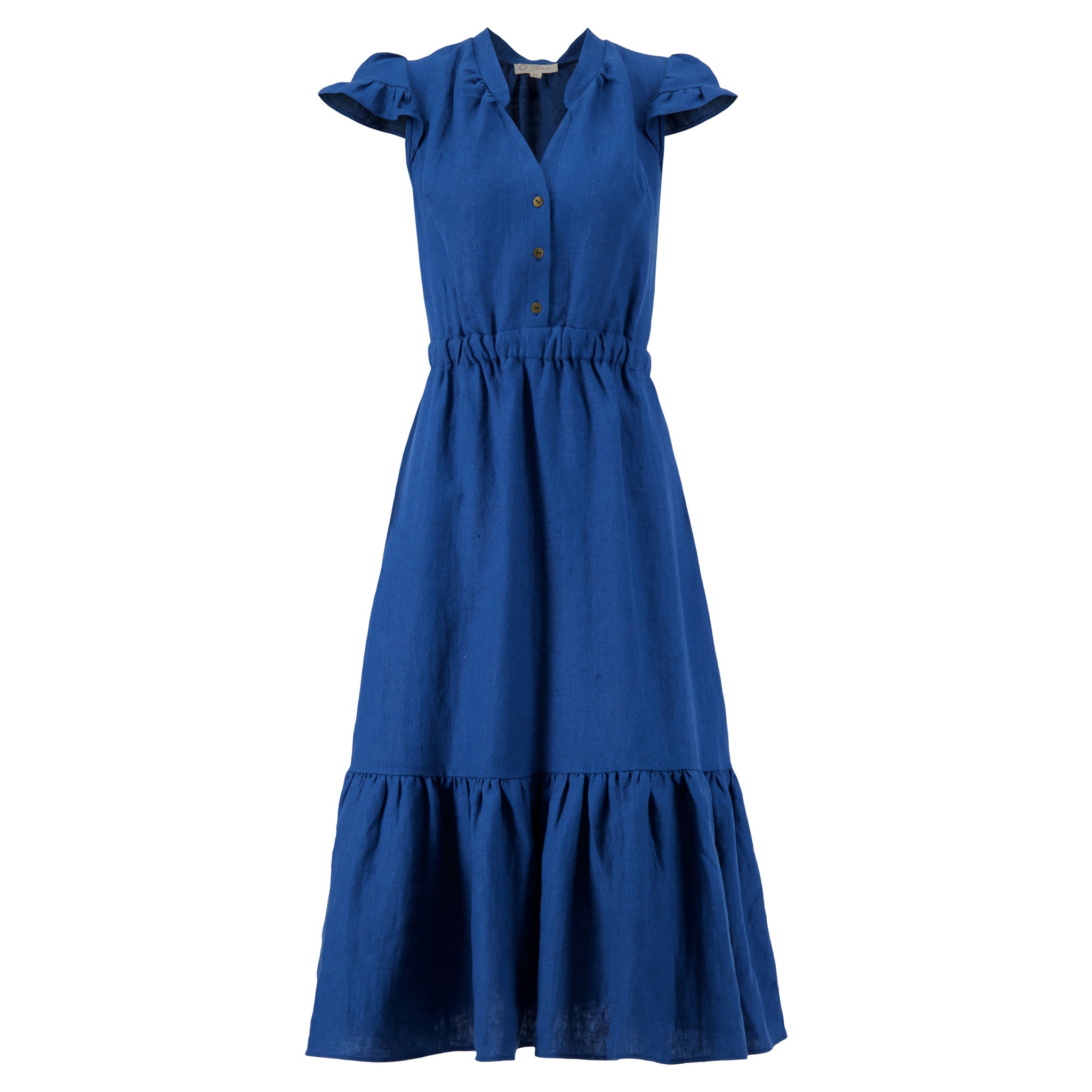 The Quinn Dress in deadstock Irish linen – this is willow