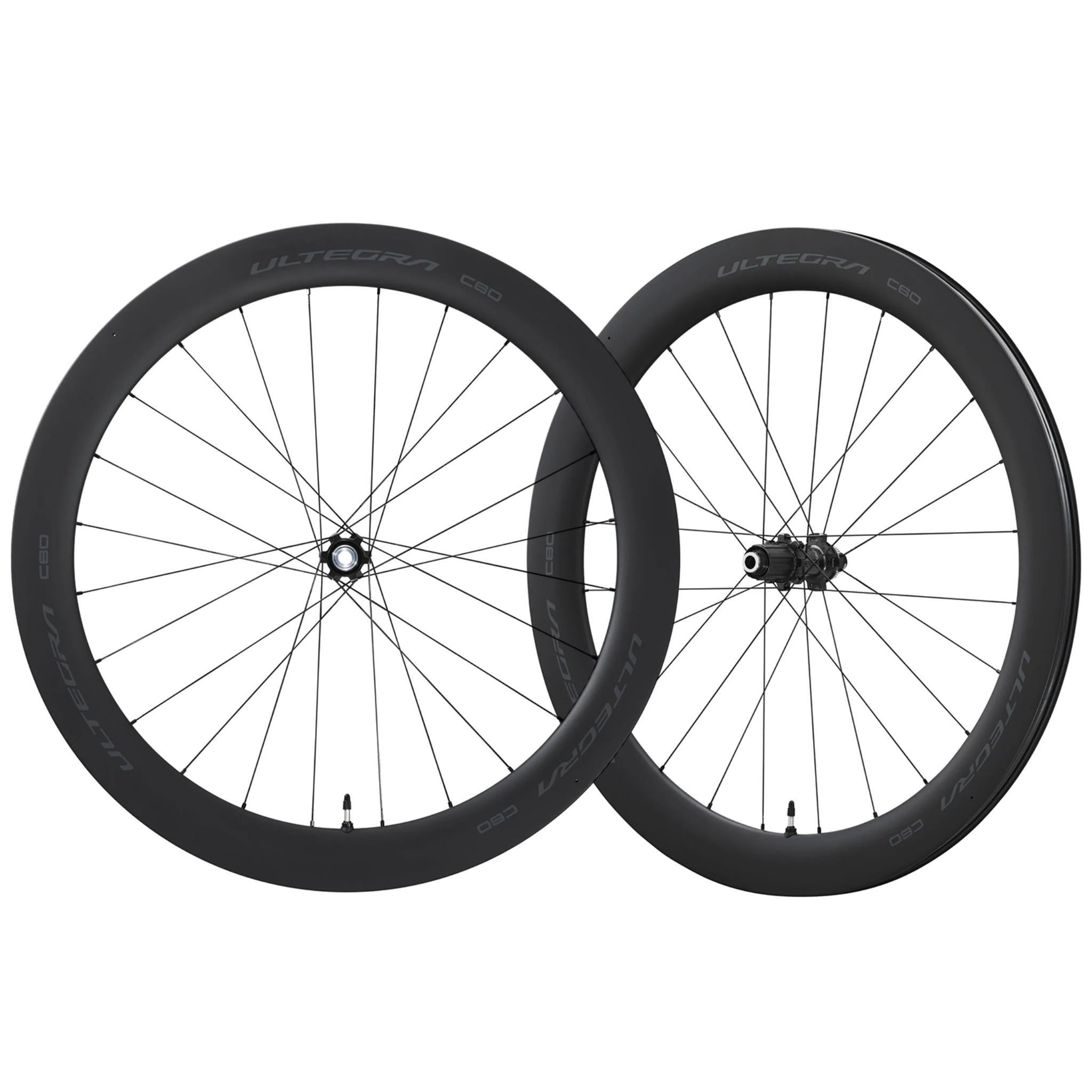 Shimano Ultegra R8170 C60 Tubeless Disc Carbon Wheels - Black