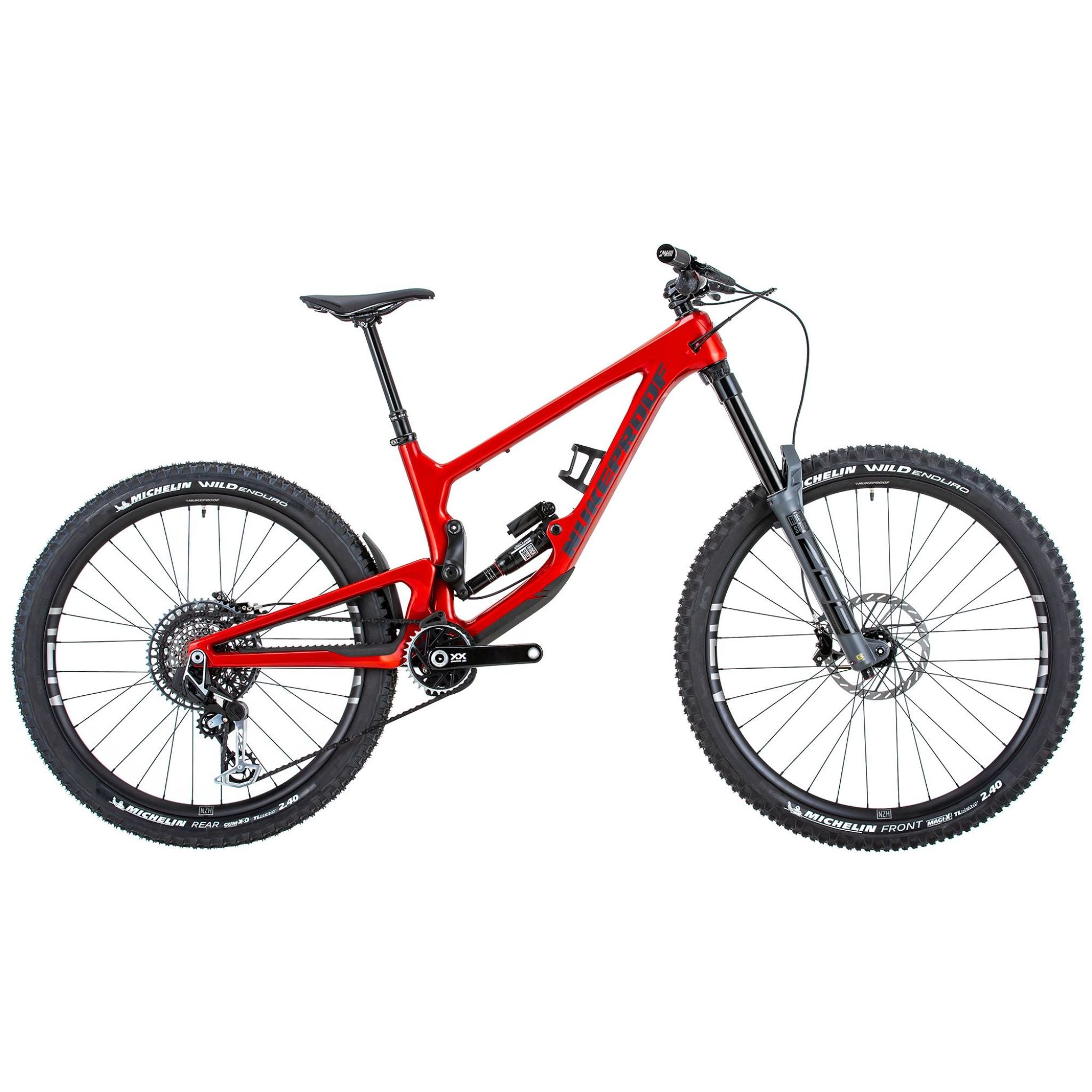 Nukeproof Giga 297 RS Carbon Bike 2023 - Racing Red