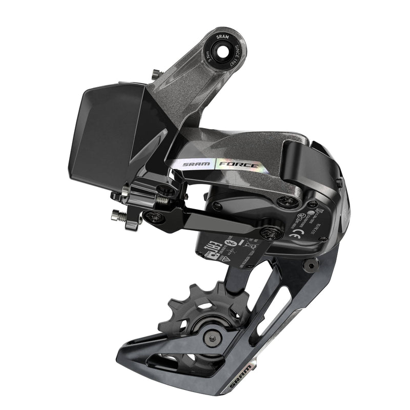 biketart SRAM Force AXS D2 XPLR Rear Derailleur 12-Speed Iridescence Max 44T | biketart Rewards + Free Delivery Over £50 | 0% Finance Available on all Bikes