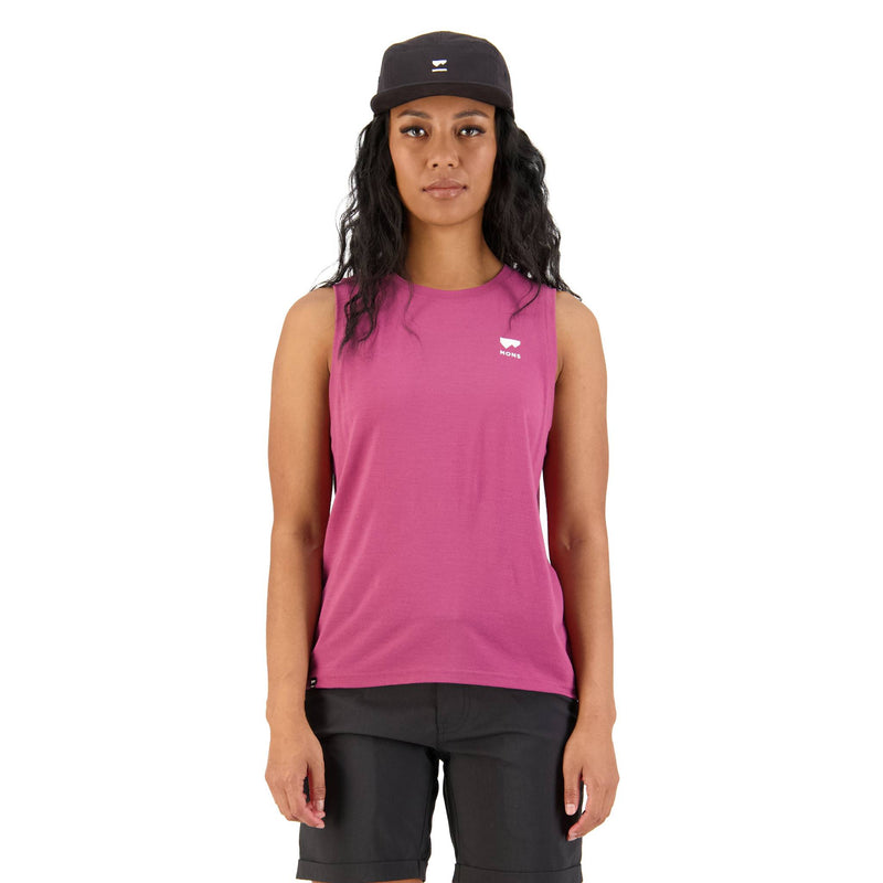 biketart Mons Royale Women's Icon Relaxed Tank - Berry | biketart Rewards + Free Delivery Over £50 | 0% Finance Available on all Bikes