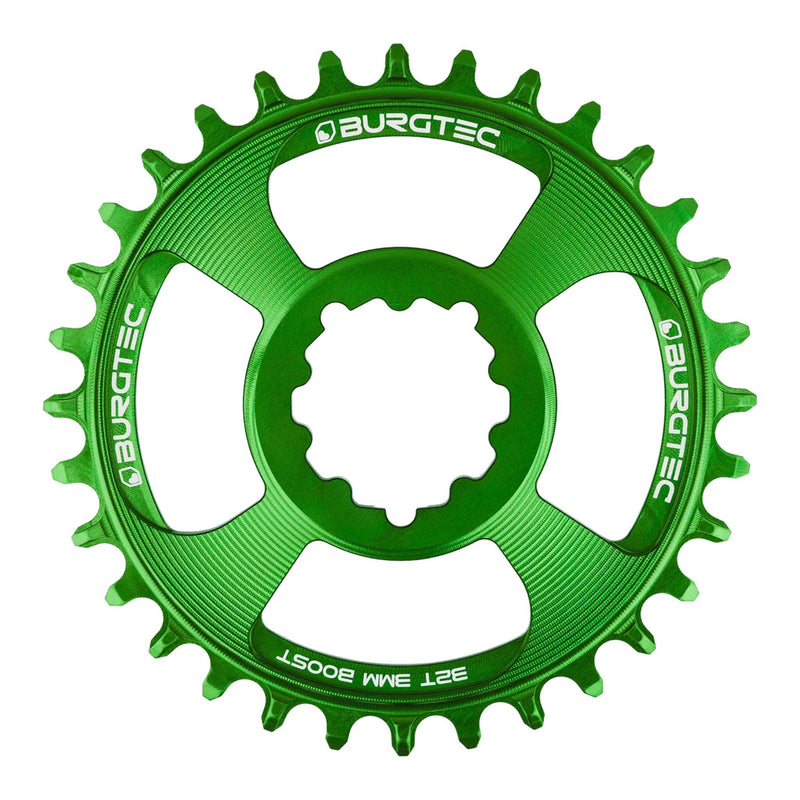 biketart Burgtec Chainring - SRAM GXP Boost 3mm Offset Thick Thin | biketart Rewards + Free Delivery Over £50 | 0% Finance Available on all Bikes