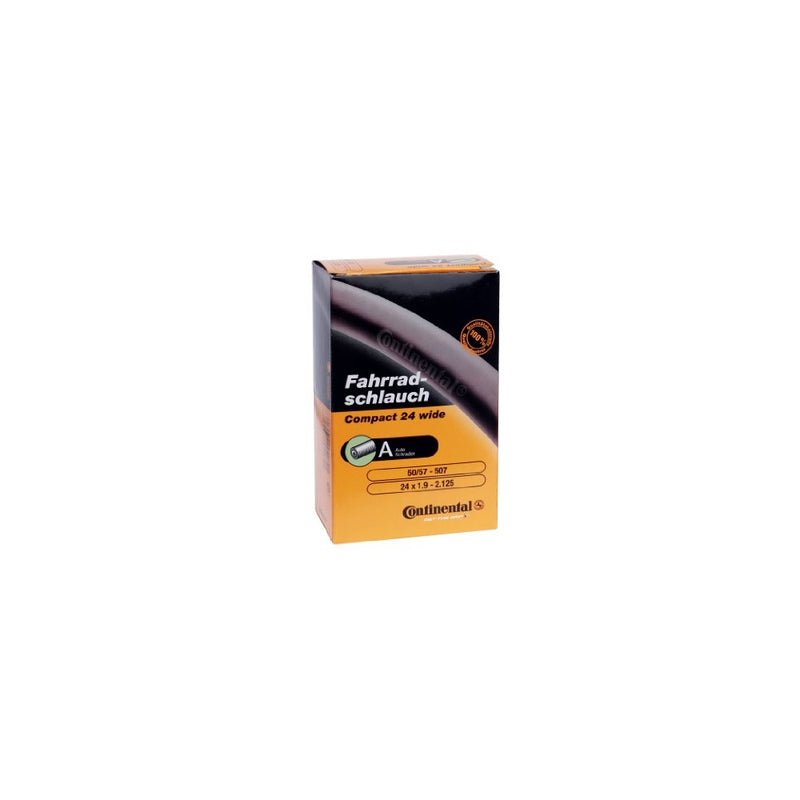 biketart Continental Compact Inner Tube 24" Wide Schraeder | biketart Rewards + Free Delivery Over £50 | 0% Finance Available on all Bikes