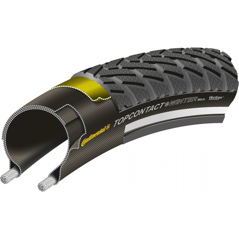 Continental Top Contact Winter II Reflective Tyre - Black