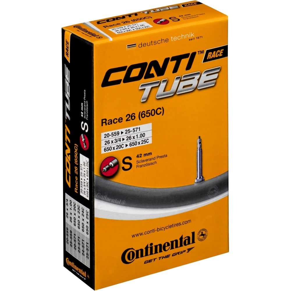 biketart Continental R26 Inner Tube 650c Presta Long Valve