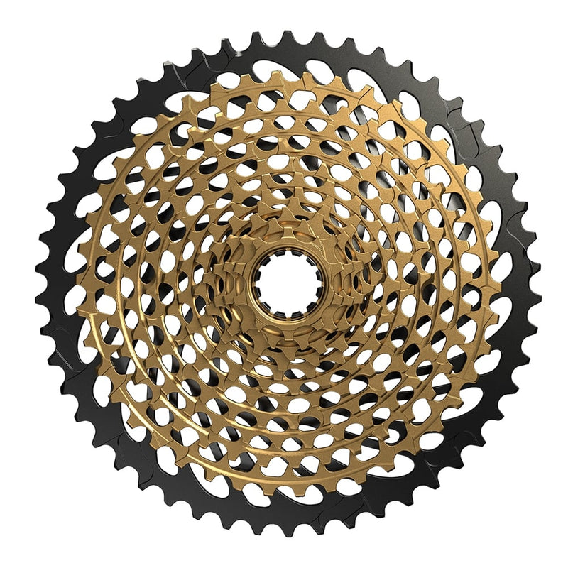 biketart SRAM Eagle XG-1299 12 Speed Cassette Gold | biketart Rewards + Free Delivery Over £50 | 0% Finance Available on all Bikes