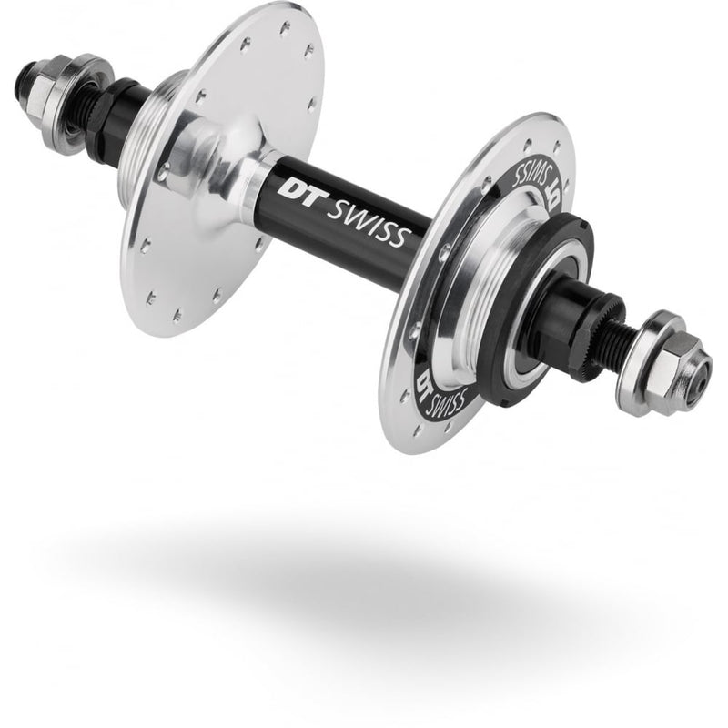 biketart DT Swiss Track Rear Hub, 120 mm Bolt On, Fixed, 24 Hole Silver | biketart Rewards + Free Delivery Over £50 | 0% Finance Available on all Bikes