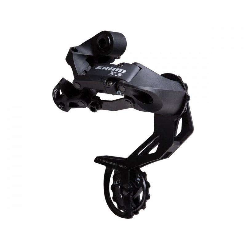 biketart SRAM X3 Rear Derailleur 7/8 Speed Long Cage Black | biketart Rewards + Free Delivery Over £50 | 0% Finance Available on all Bikes