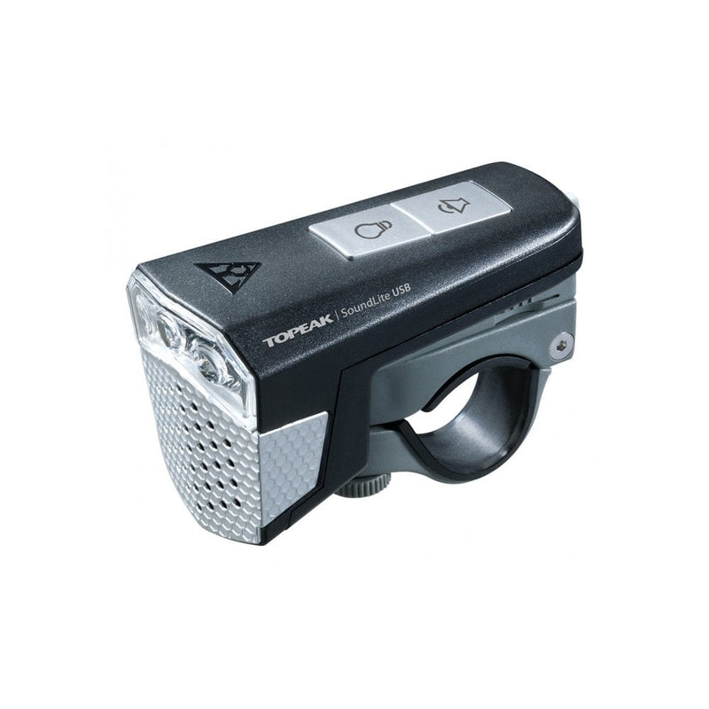 biketart Topeak Soundlite II Front Bike Light and Horn | biketart Rewards + Free Delivery Over £50 | 0% Finance Available on all Bikes