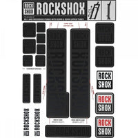 biketart RockShox Decal Kit 30/32mm - SID/Reba/Revelation/Sektor/Recon | biketart Rewards + Free Delivery Over £50 | 0% Finance Available on all Bikes