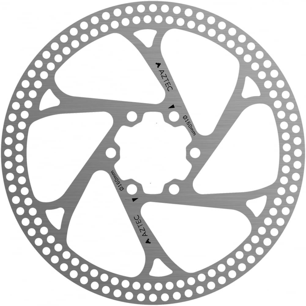 biketart Aztec Stainless Steel Fixed Disc Brake Rotor