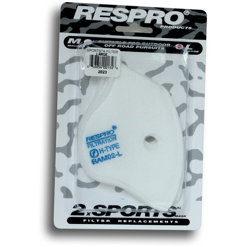 biketart Respro Sportsta filter large - pack of 2 | biketart Rewards + Free Delivery Over £50 | 0% Finance Available on all Bikes